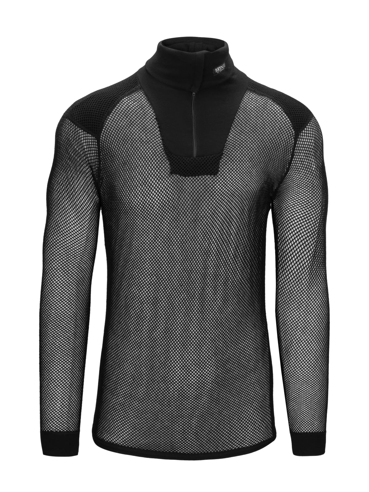 Brynje Super Thermo Zip Polo, Shirt w/Shoulder inlay<br>Overlegen fuktighetstransport og høy isolasjonsevne!