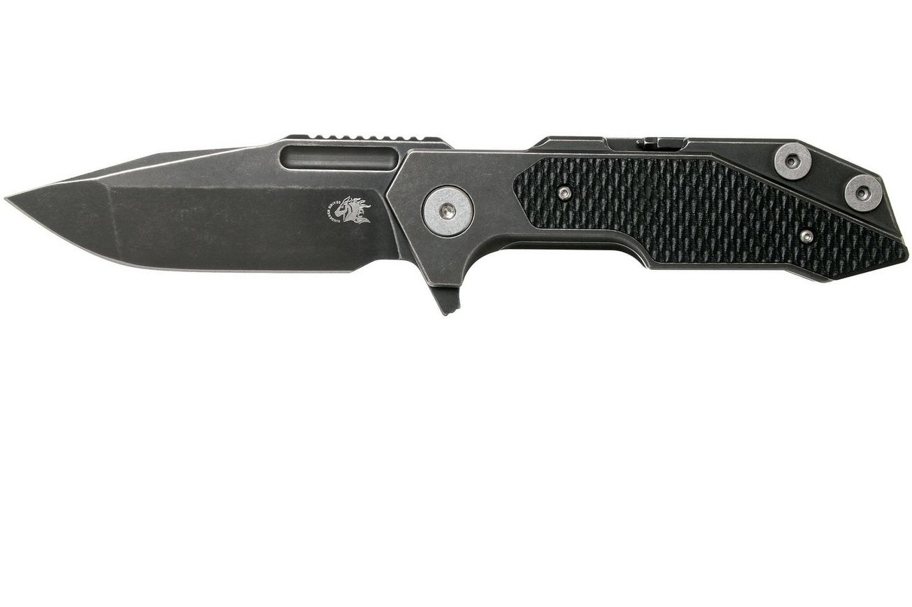 Rick Hinderer Fulltrack Spanto Battle Black S35VN Black G10 zakmes