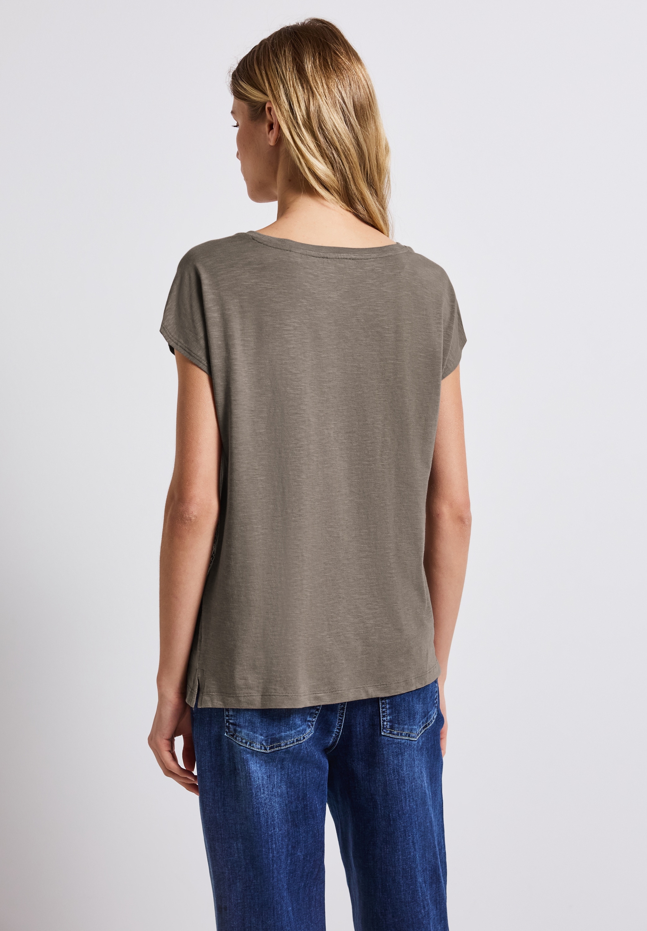 STREET ONE Shirttop , mit Häkeldetails