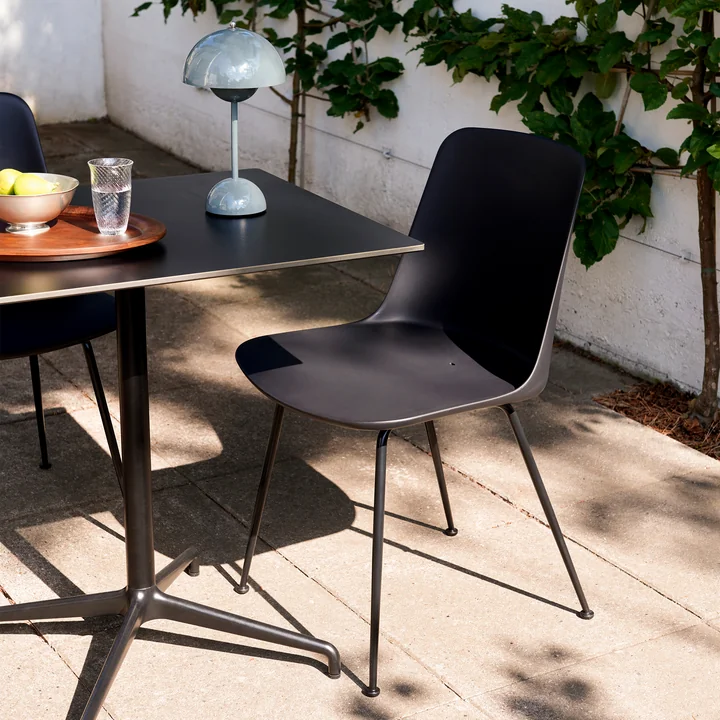 &Tradition - Rely HW70 Outdoor Chair, schwarz / schwarz