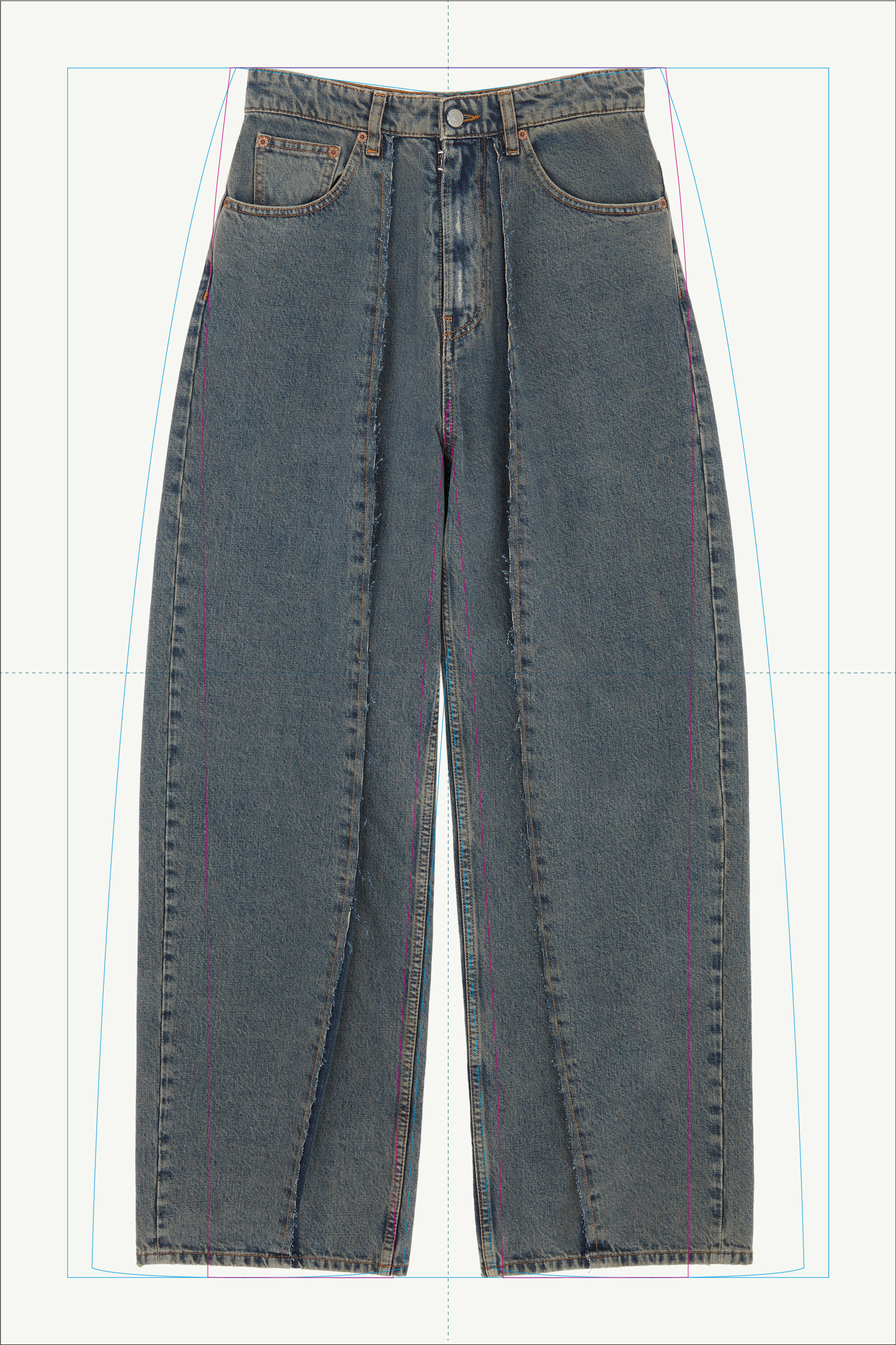 Jean ample confectionné pour femme | MM6