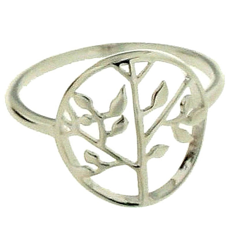 Bague femme enfant arbre de vie taille 52 en argent EN21 1,5cm