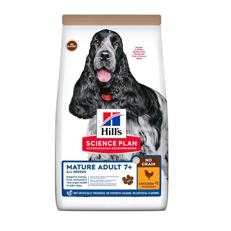 Ração para cães Hill's Science Plan Mature Adult 7+ sabor frango