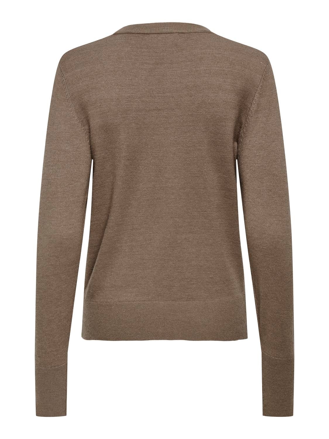 JDYMALOU Strickpullover Walnut