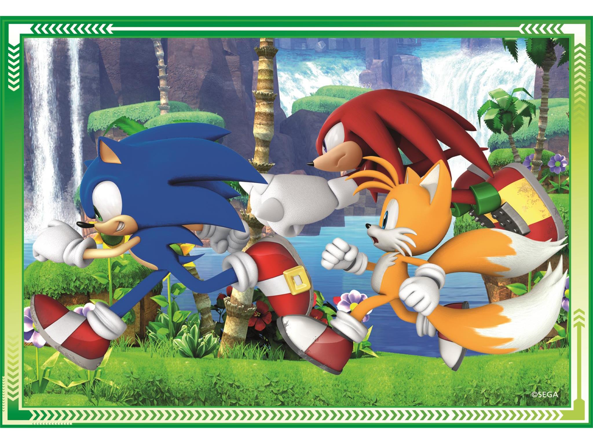 PUZZLE 4 EM 1 CLEMENTONI SONIC