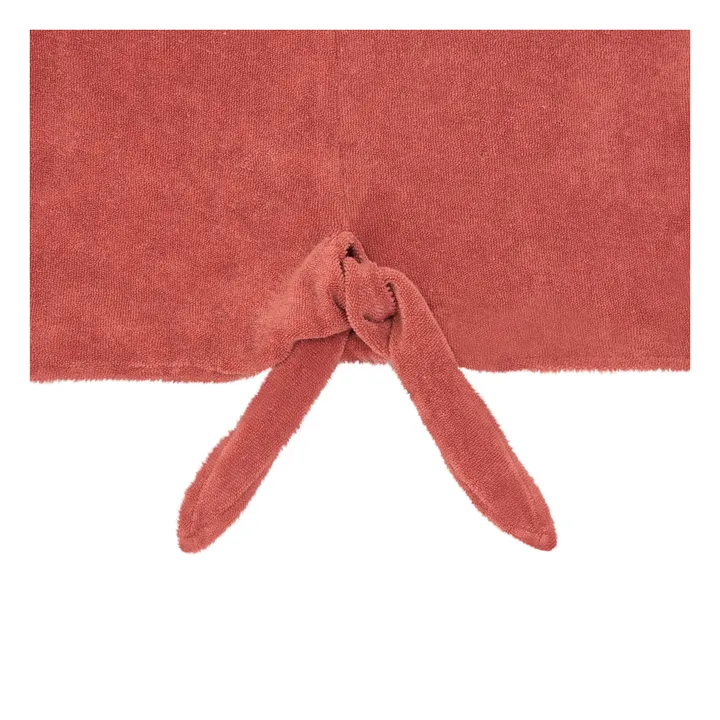 SMALLABLE BASICS Débardeur Fille Noué Éponge Bio | Terracotta