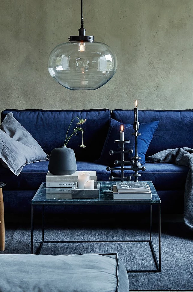 NYLAND sofabord 70x70 - marmor