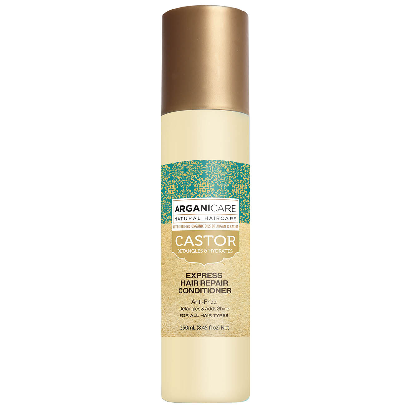 Arganicare Spray Démêlant express sans rinçage à l'huile de ricin -250 ml