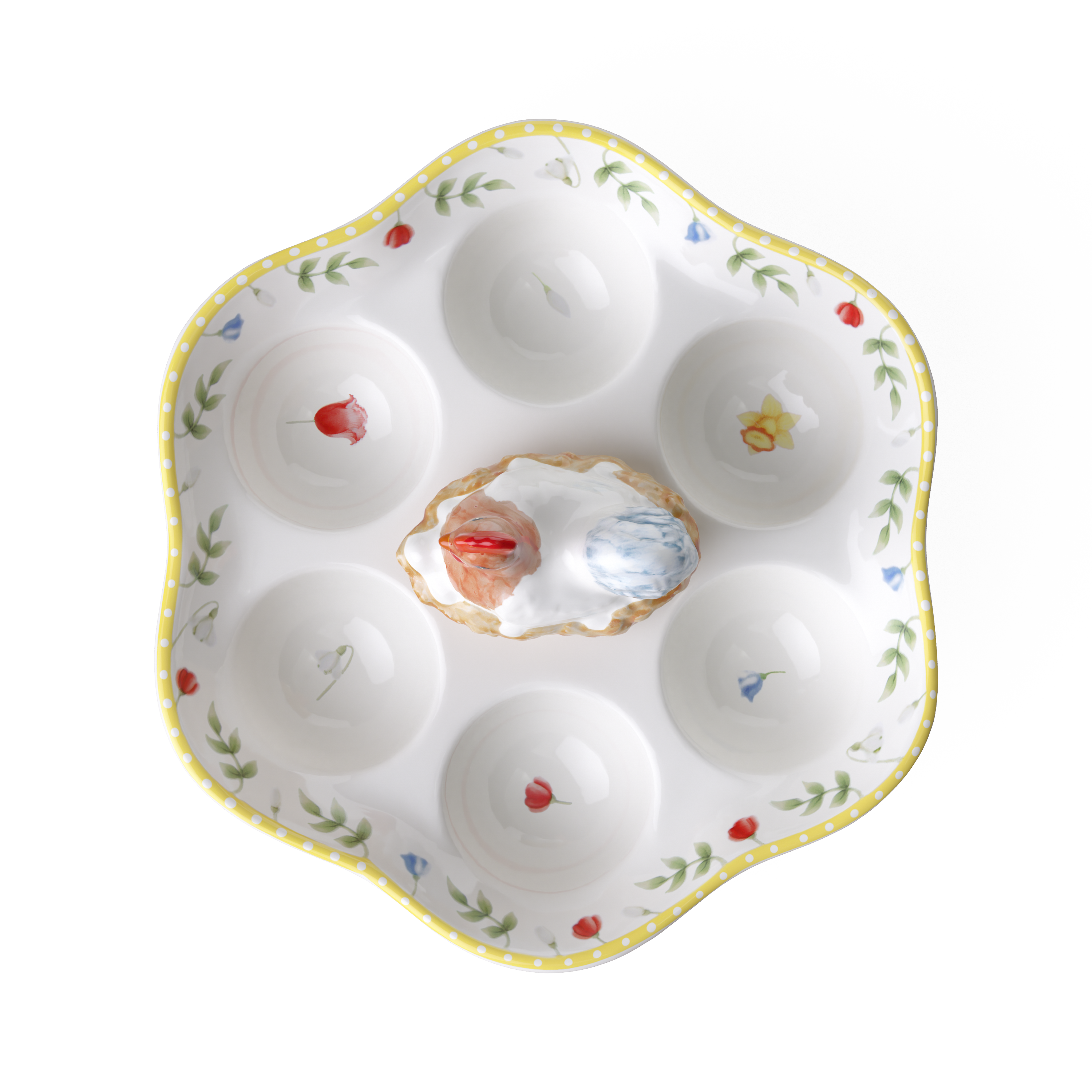 Spring Awakening Specialty plate Yellow, 7.9'', Premium Porcelain