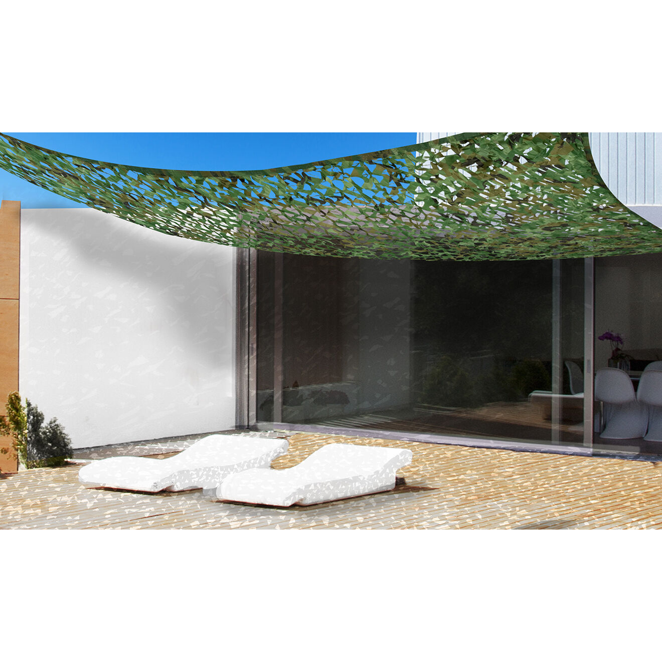 Pratik Garden Ombrière verte - 3x3m