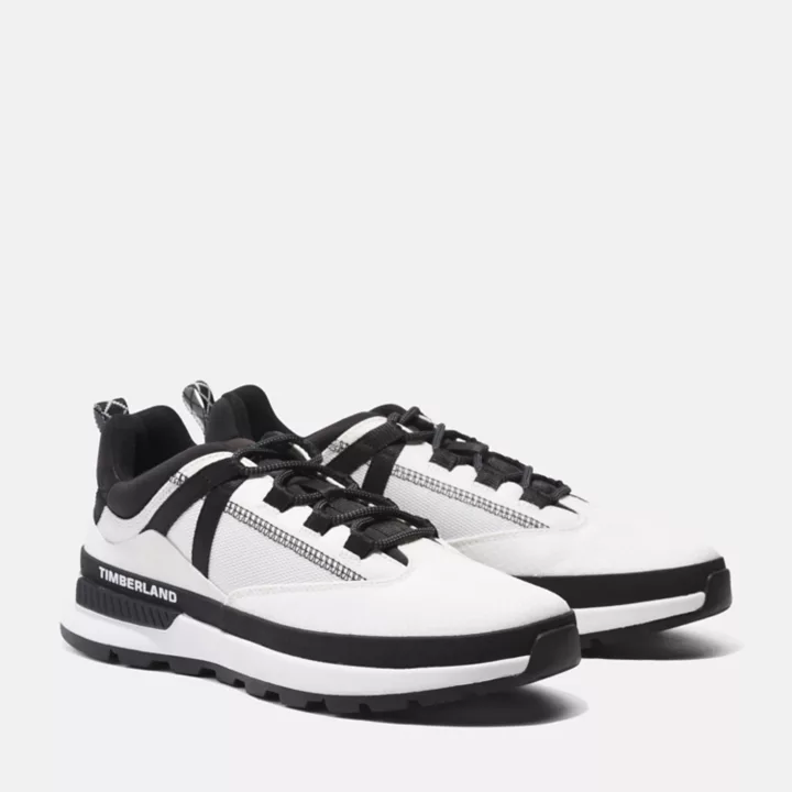 Basket basse à lacets Euro Trekker pour homme en blanc
