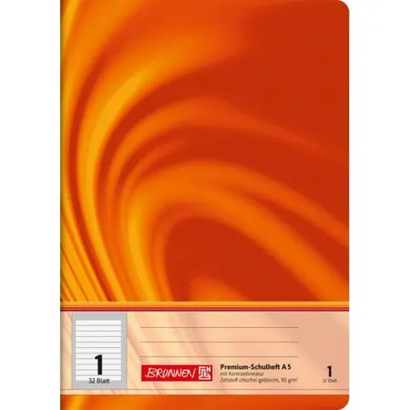 BRUNNEN Schulheft Vivendi A5, 32 Blatt Lineatur 01 1. Schuljahr