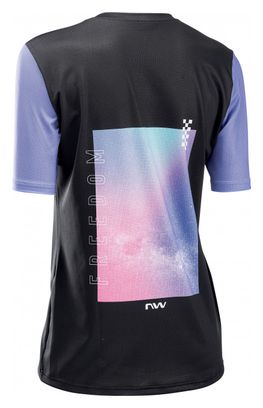 Maillot Manches Courtes Femme Northwave Freedom AM Violet/Fuchsia