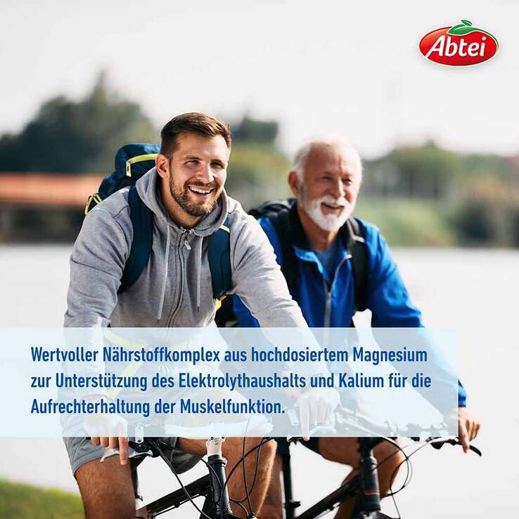 Abtei Magnesium 400 + Kalium Tabletten, 30 St