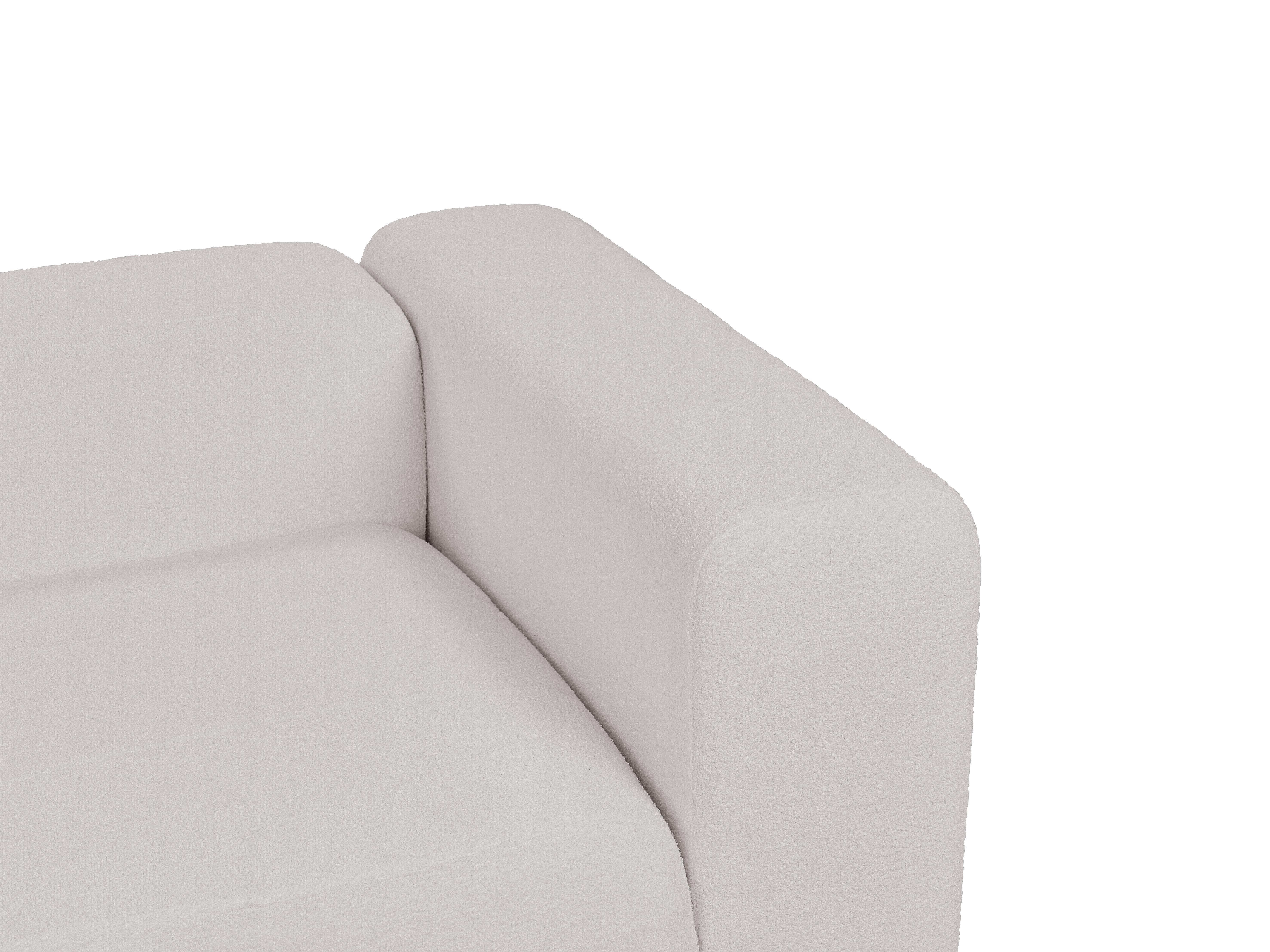 Modulaire bank 2-zits FALSTERBO Bouclé Lichtgrijs
