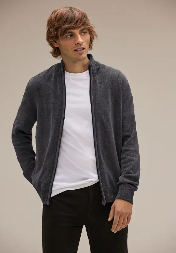 Softe Strickjacke - Black