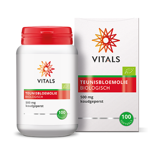 Vitals Teunisbloemolie Biologisch Softgels 100ST