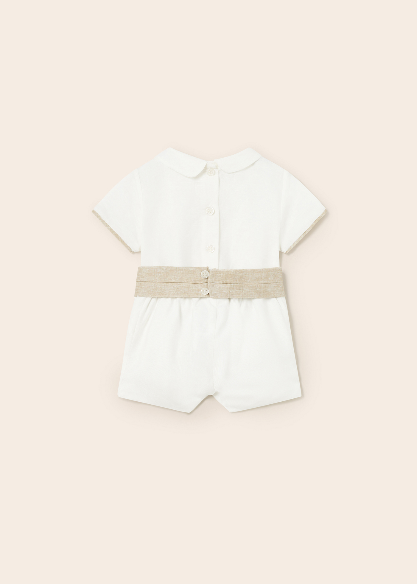 Conjunto de linho de 2 peças para recém-nascido