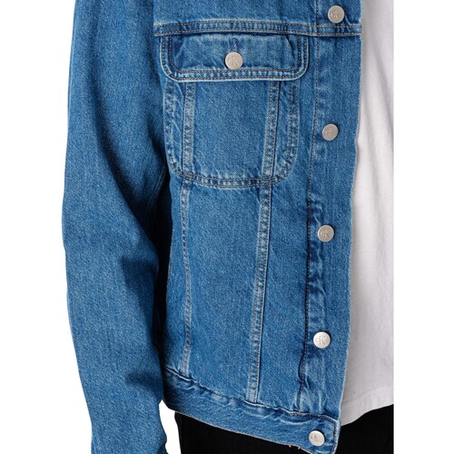 Calvin Klein Jeans - Chaqueta Vaquera Normal De Los Años 90 Azul