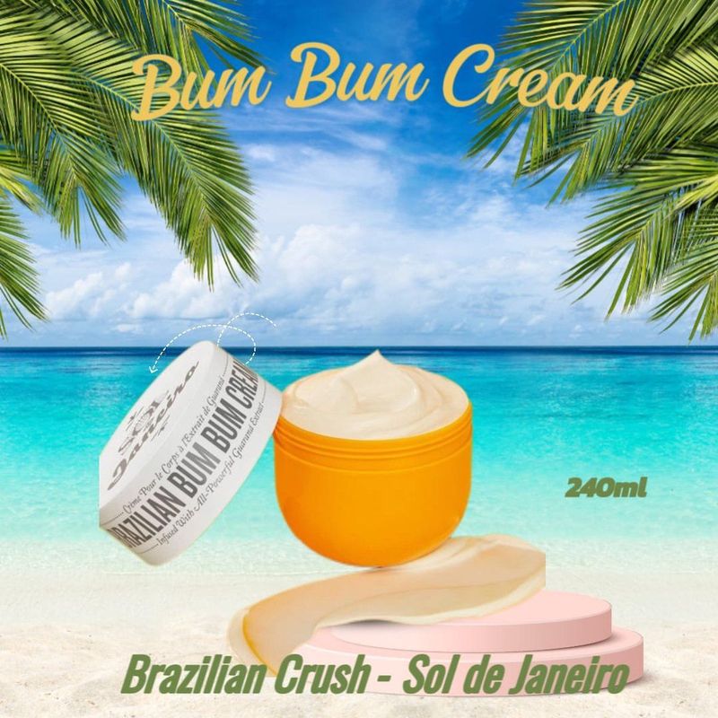 Sol de Janeiro - Brazilian Bum Bum Cream - 240ml - Hydraterende Lichaamscrème