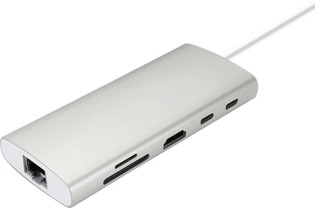 Sandstrøm 9-i-1 USB-C-hub