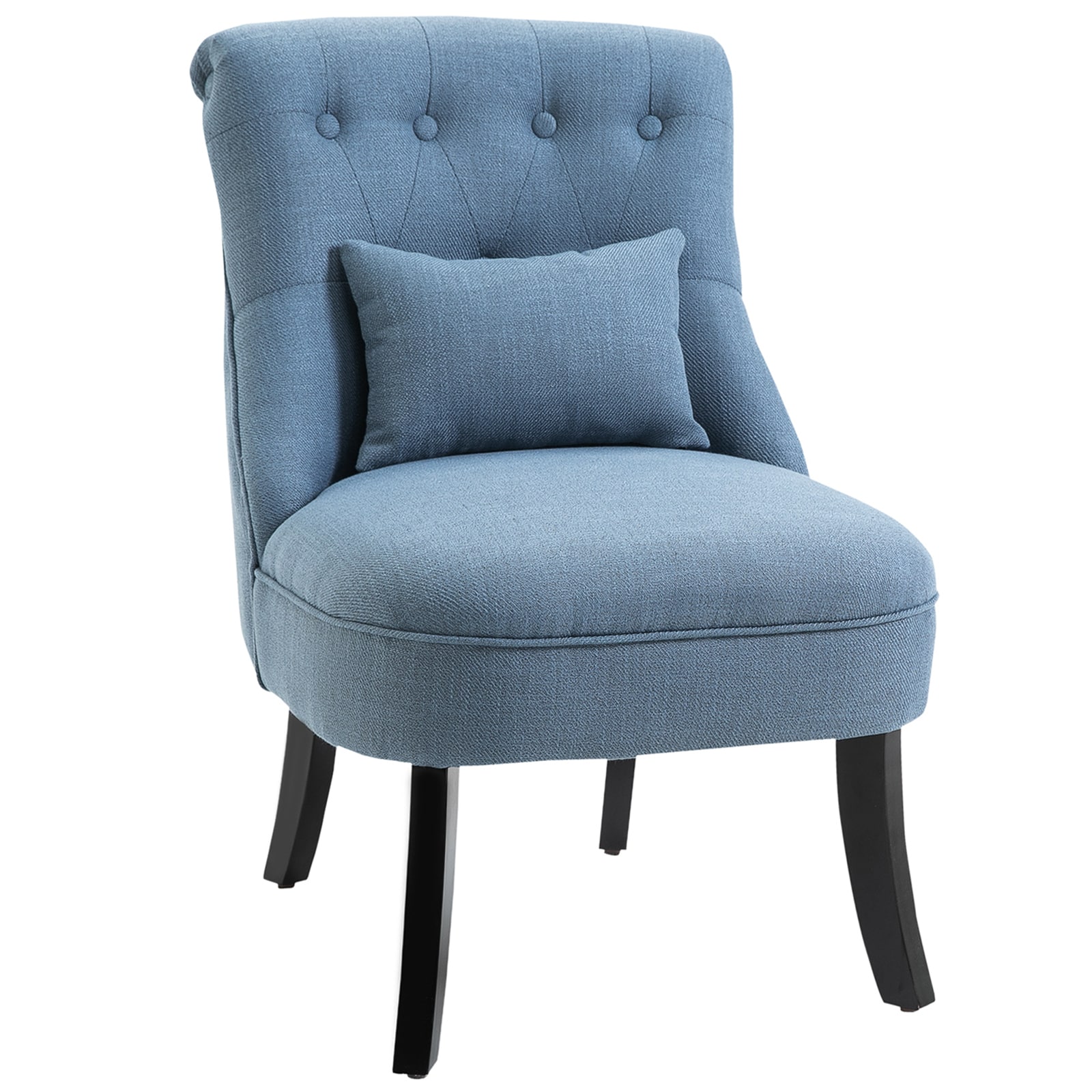 HOMCOM Relaxsessel mit Rückenkissen 52,5 x 69 x 77 cm (BxTxH)