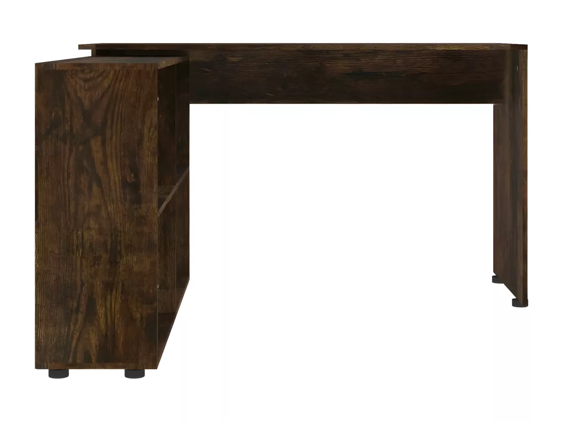 Bureau d'angle Chêne fumé Bois d'ingénierie