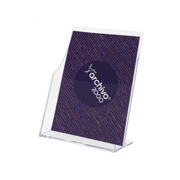 Archivo 2000 Expositor Suporte Porta Folhetos Acrílico A5 Vertical 1 Un.