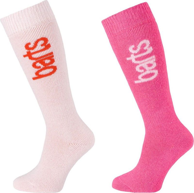 Basic - Skisokken - Zwart - Merino Wol - 2 Paar