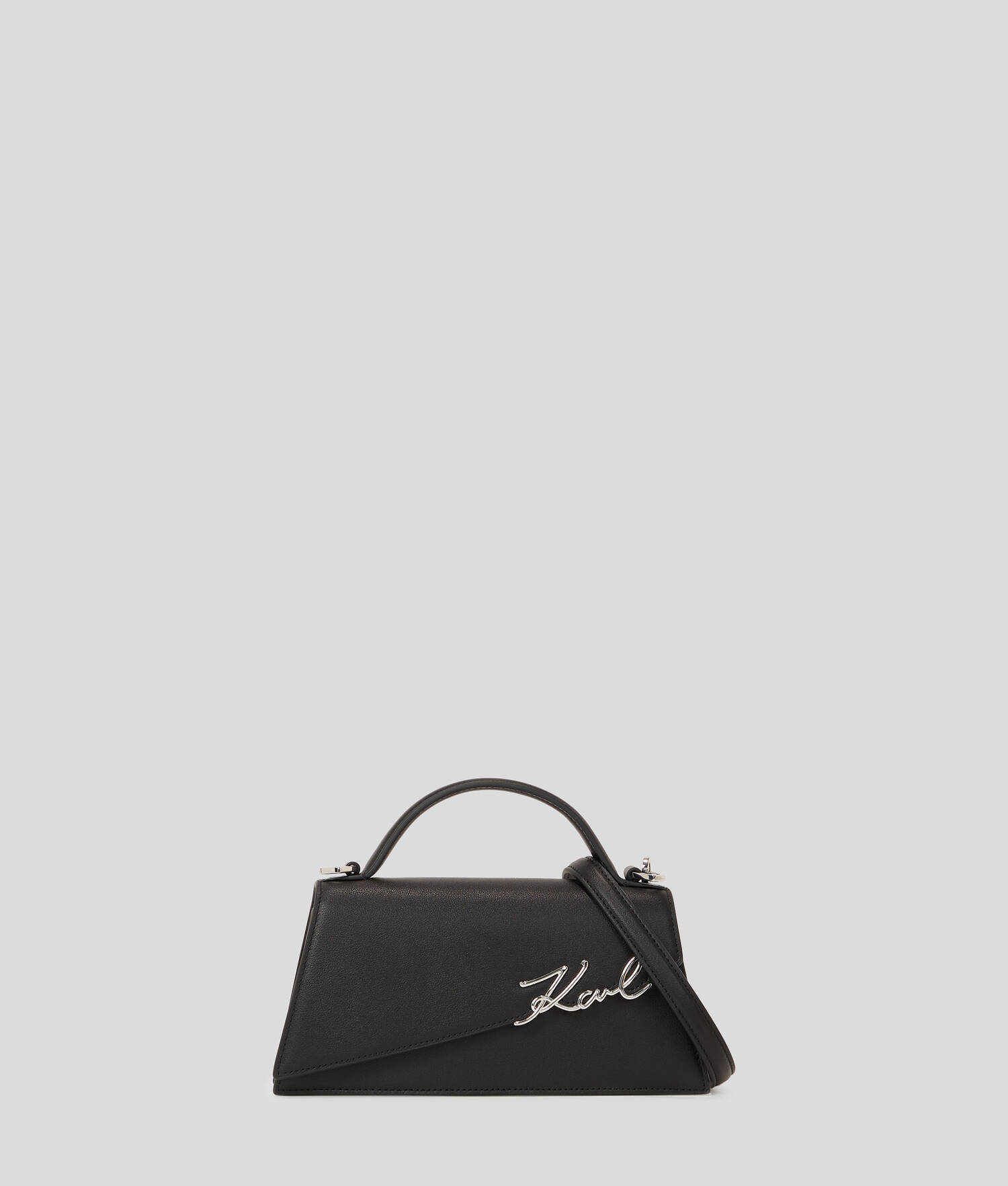 SAC BANDOULIÈRE FIN K/SIGNATURE - Noir/Nickel