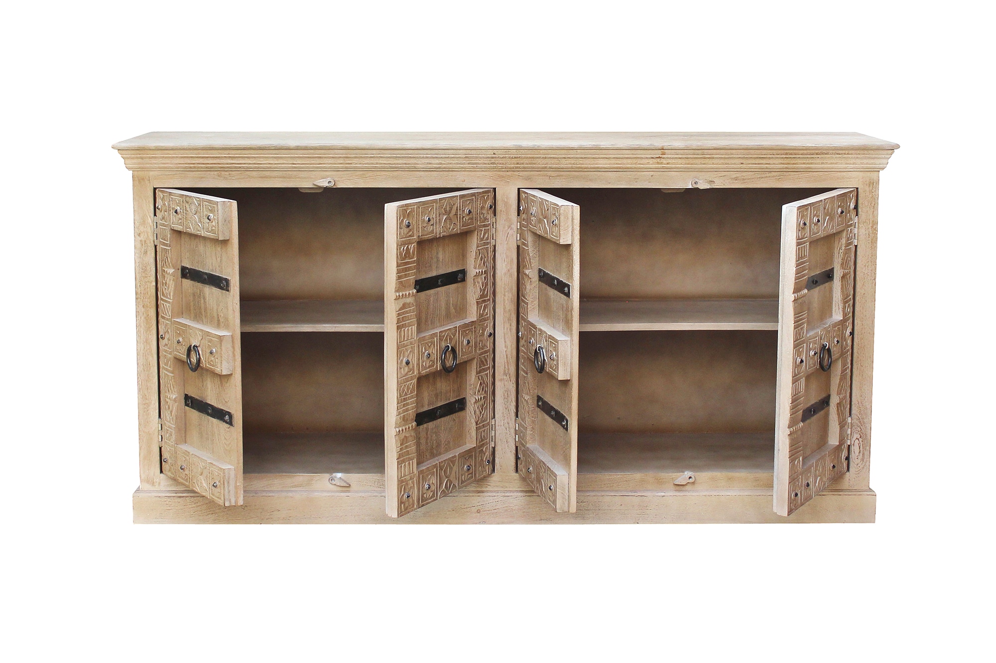 Sideboard Daipur Mangoholz Kommode Wohnzimmer Esszimmer Schrank