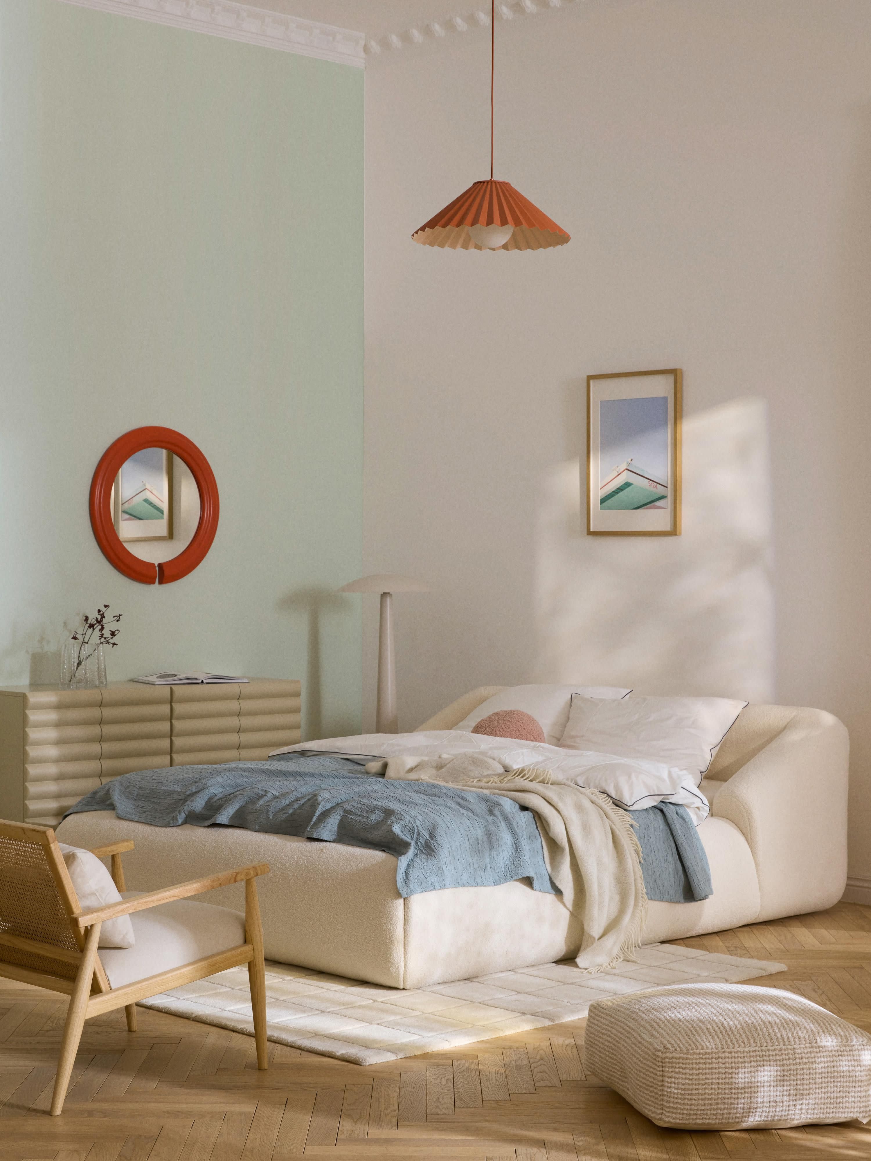 Gestoffeerd teddy bed Sofia