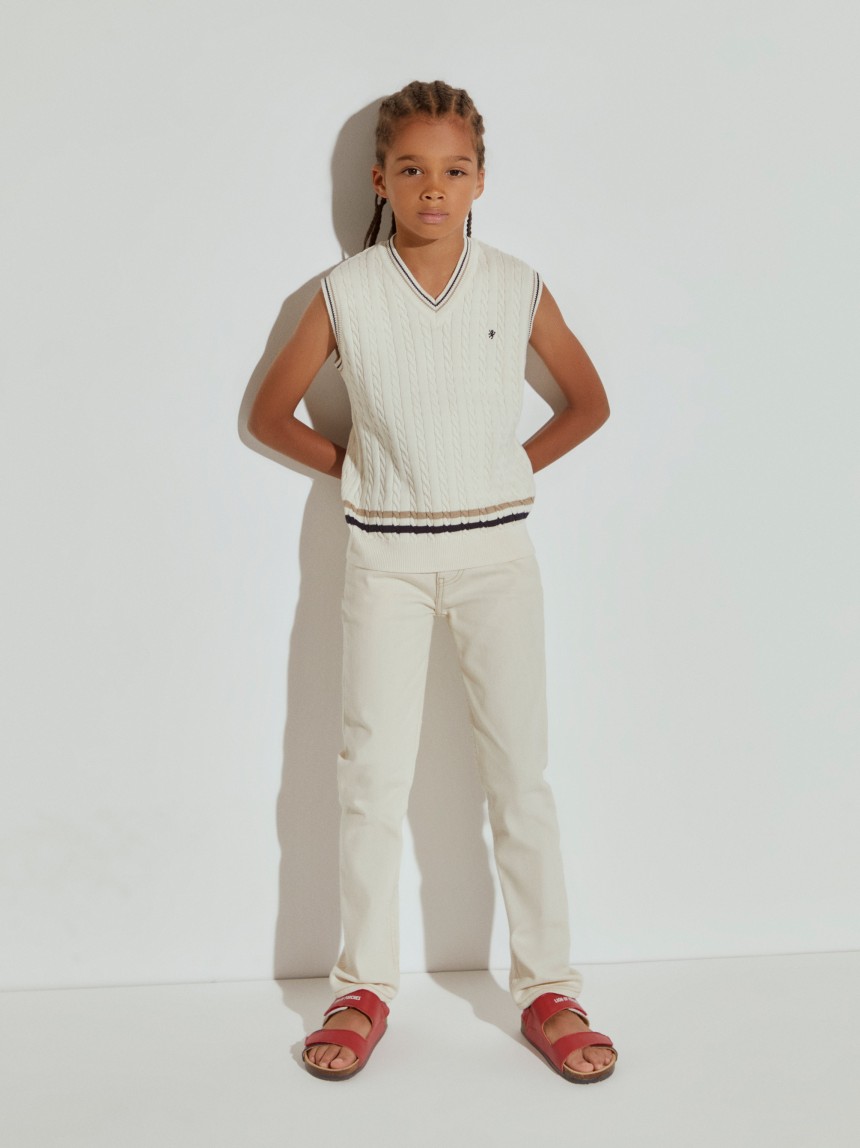 Calças denim regular fit