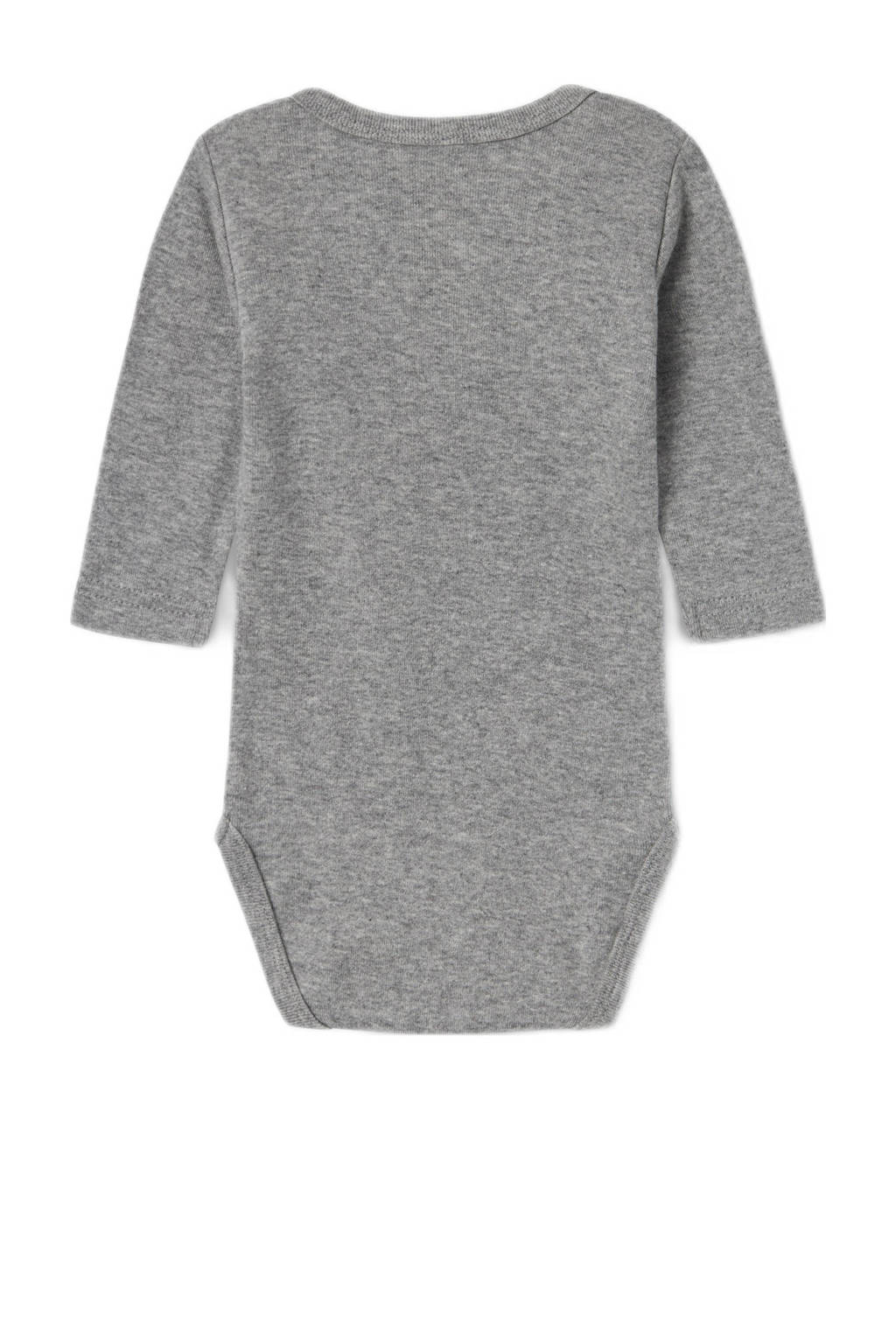NAME IT romper NBNBODY- set van 2 donkerblauw/grijs melange
