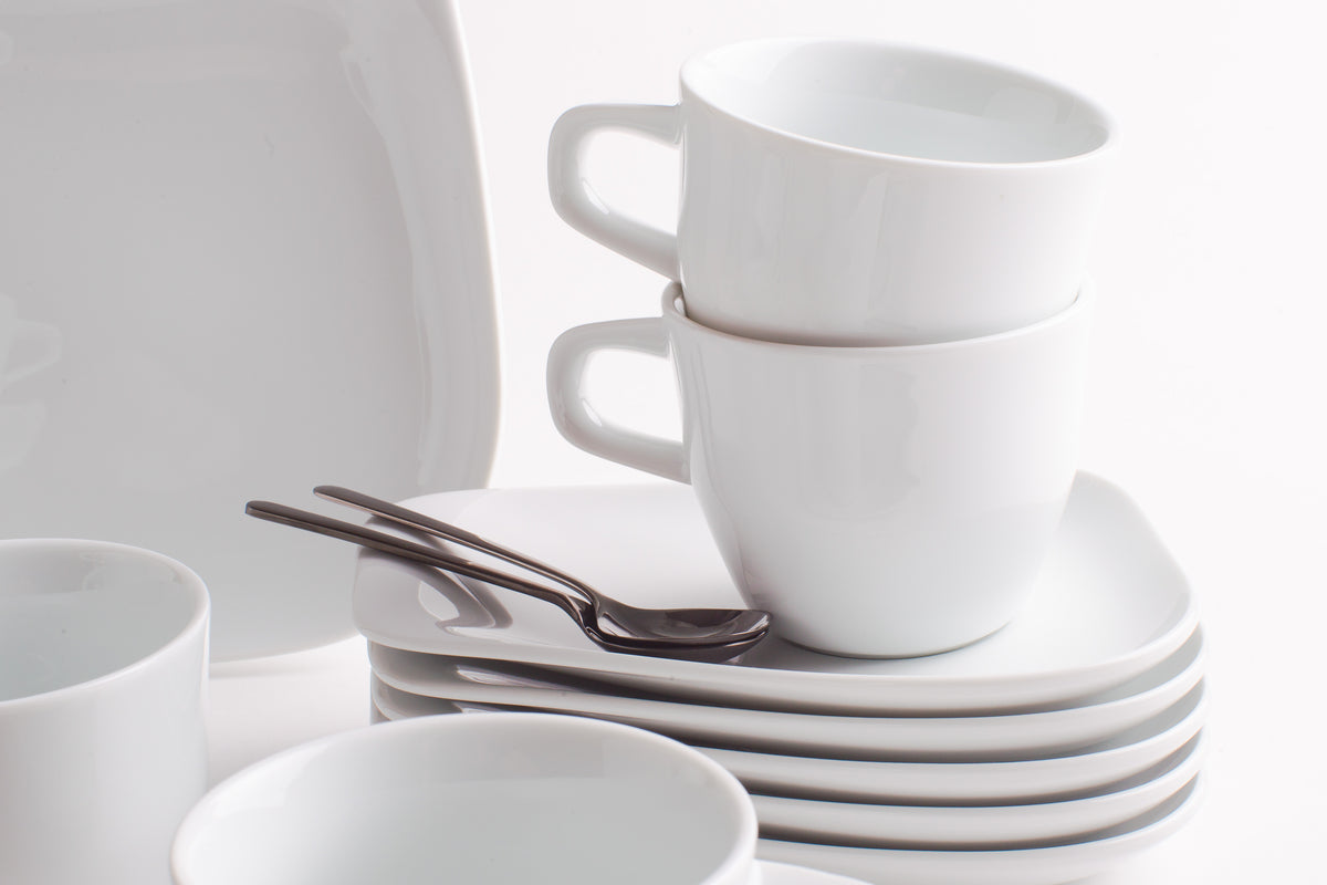 KAHLA Elixyr Kaffeeservice 18tlg. weiß