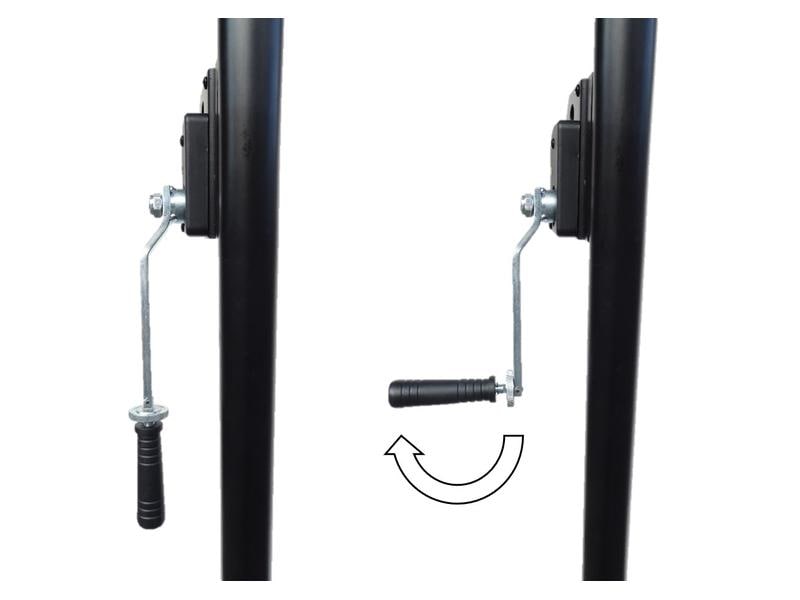 Nordride Stativ 300 cm ausfahrbar mit Kurbel Drei Bein Stativ