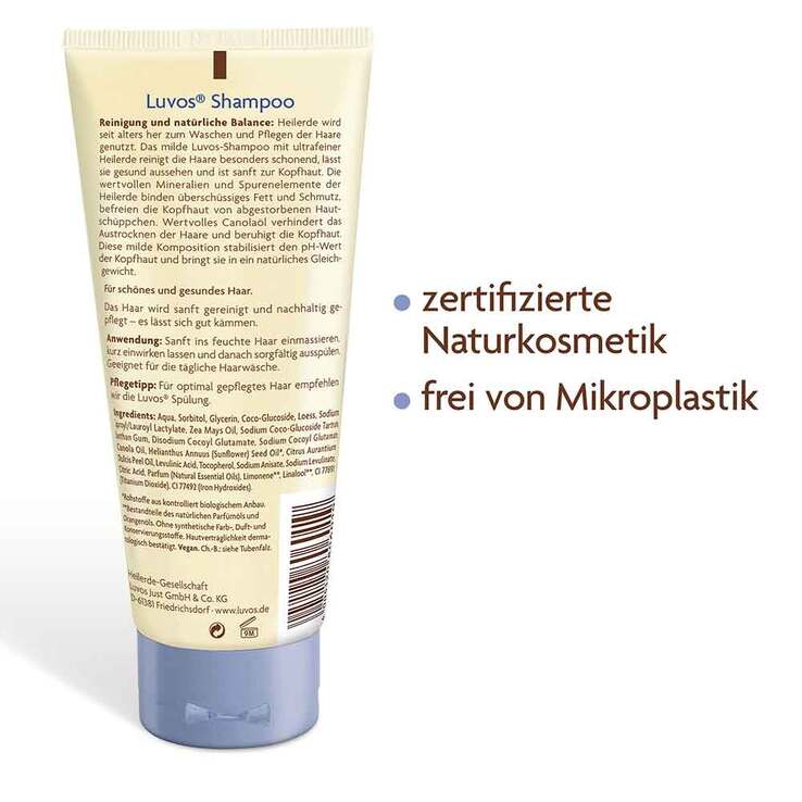 Luvos Naturkosmetik mit Heilerde Haarshampoo, 30 ml