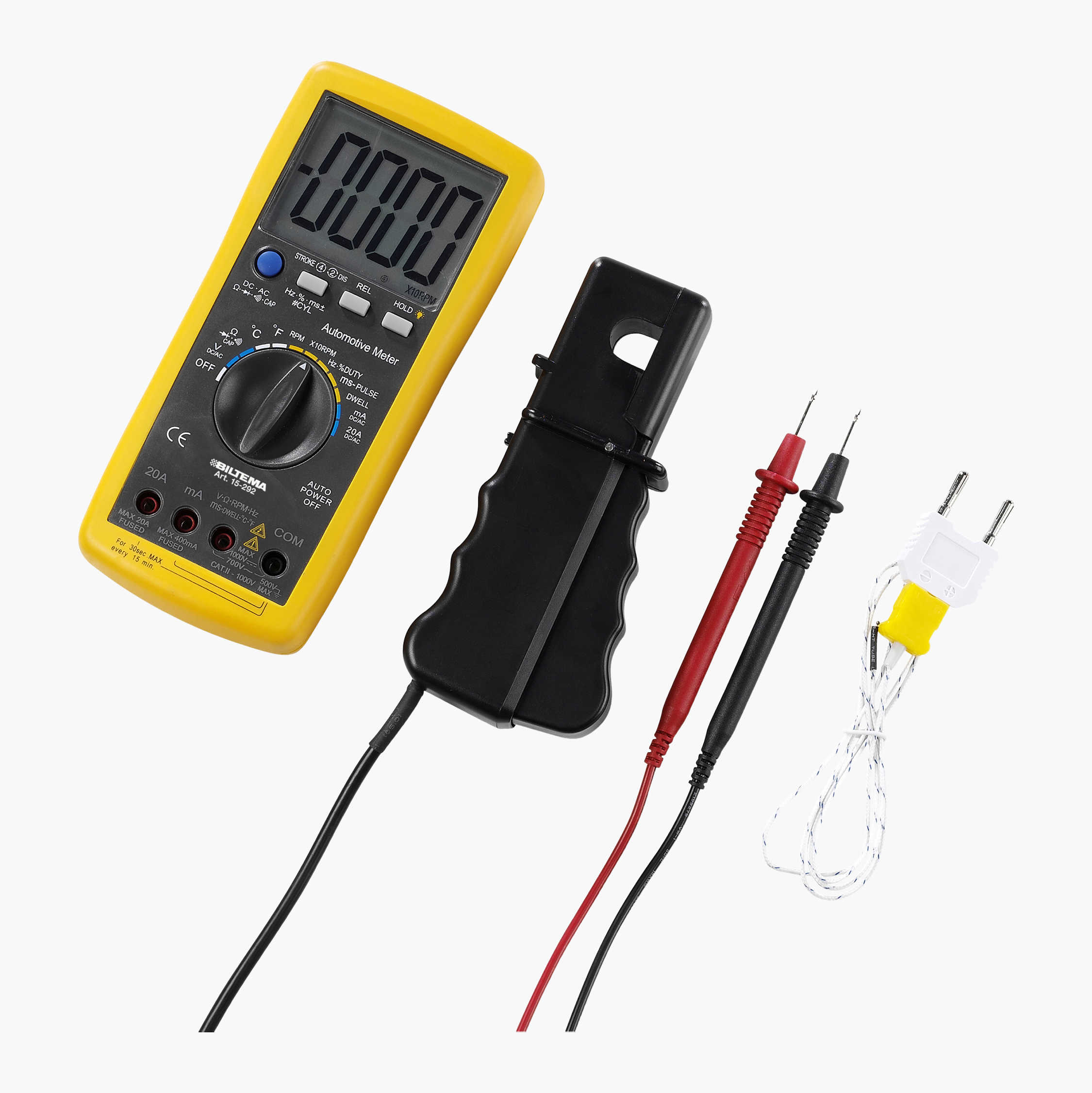 Digitalt multimeter, bil