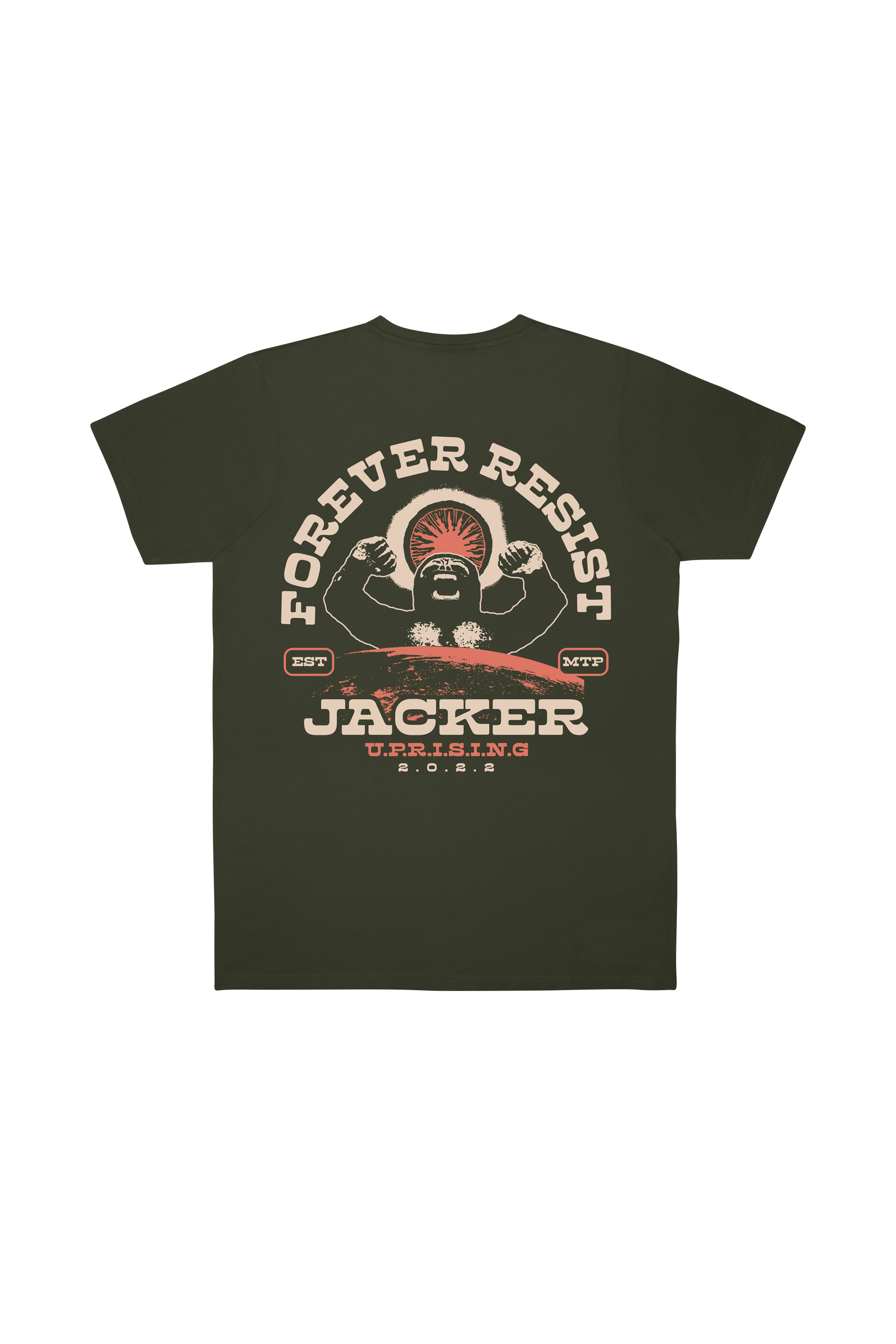 JACKER T-shirt RESISTANCE Multicolore