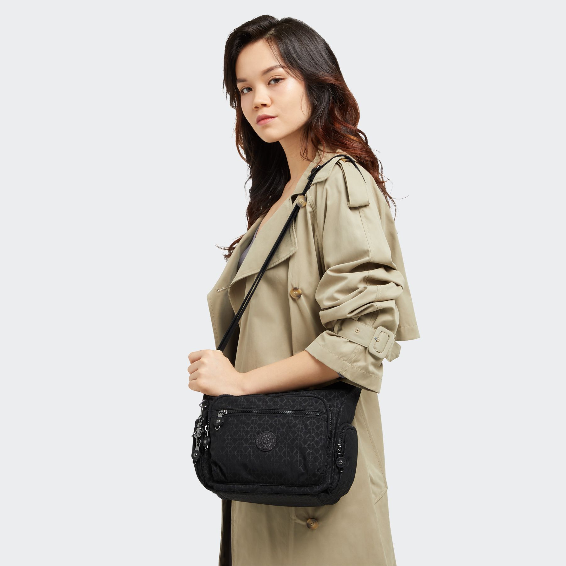 GABBIE S Petit sac bandoulière à compartiments multiples - Signature Emb