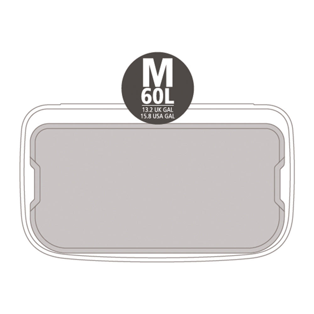 Brabantia Bo Touch Bin Afvalemmer 60 Liter - Confident Grey