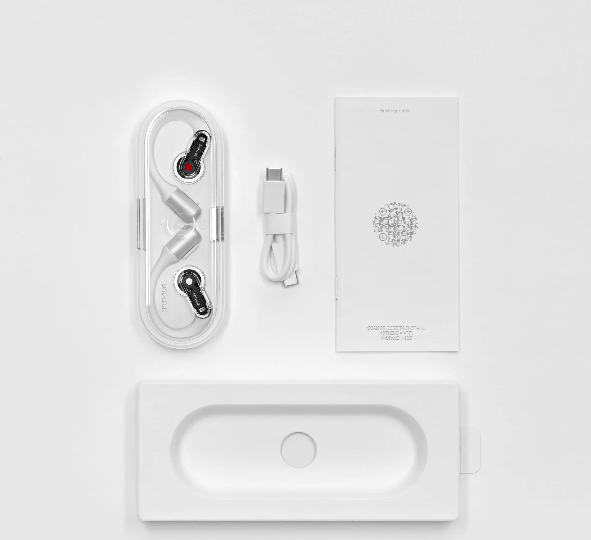 Nothing Ear (Open) Blanc Écouteurs True Wireless