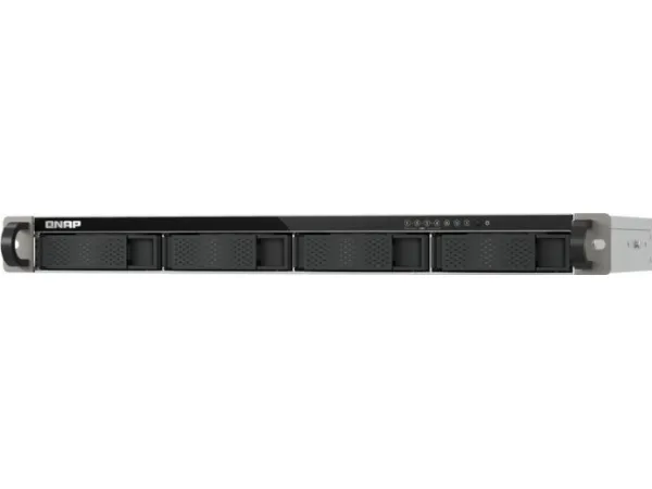 QNAP TS-433EU - NAS-server - 4 bays - rackversion - SATA 6Gb/s - RAID 0, 1, 5, 6, 10, JBOD, 50, 60 - RAM 4 GB - Gigabit Ethernet / 2.5 Gigabit Ethernet - iSCSI support - 1U