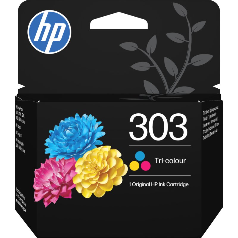 HP Cartouche d’encre 303 trois couleurs authentique