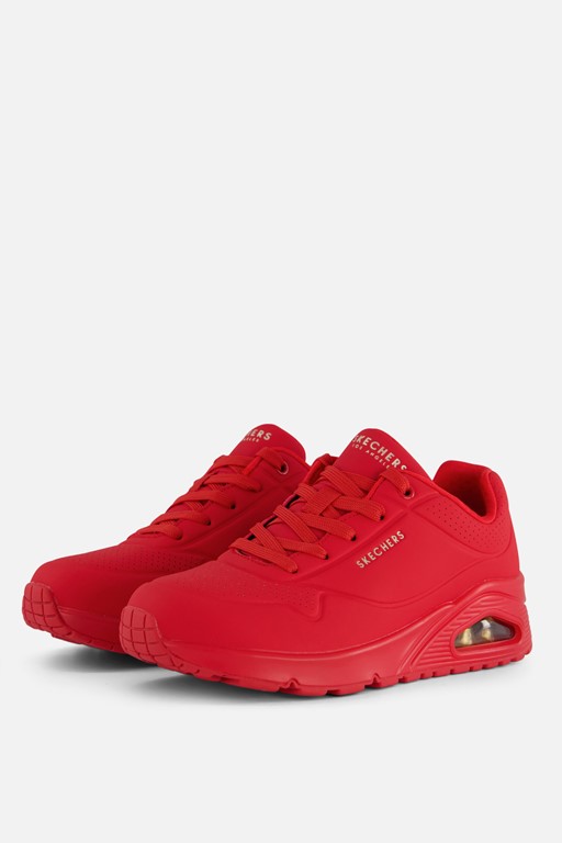 Skechers Uno Sneakers rood Synthetisch