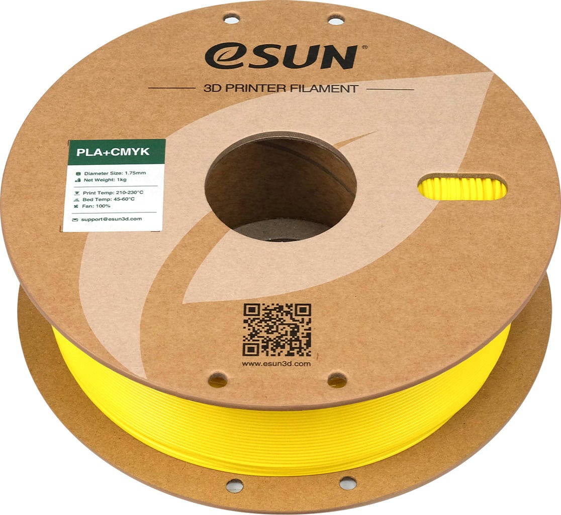 eSUN  PLA+ CMYK Yellow, 1,75 mm / 1000 g    Erstelle erstaunliche Lithophane in CMYK Gelb