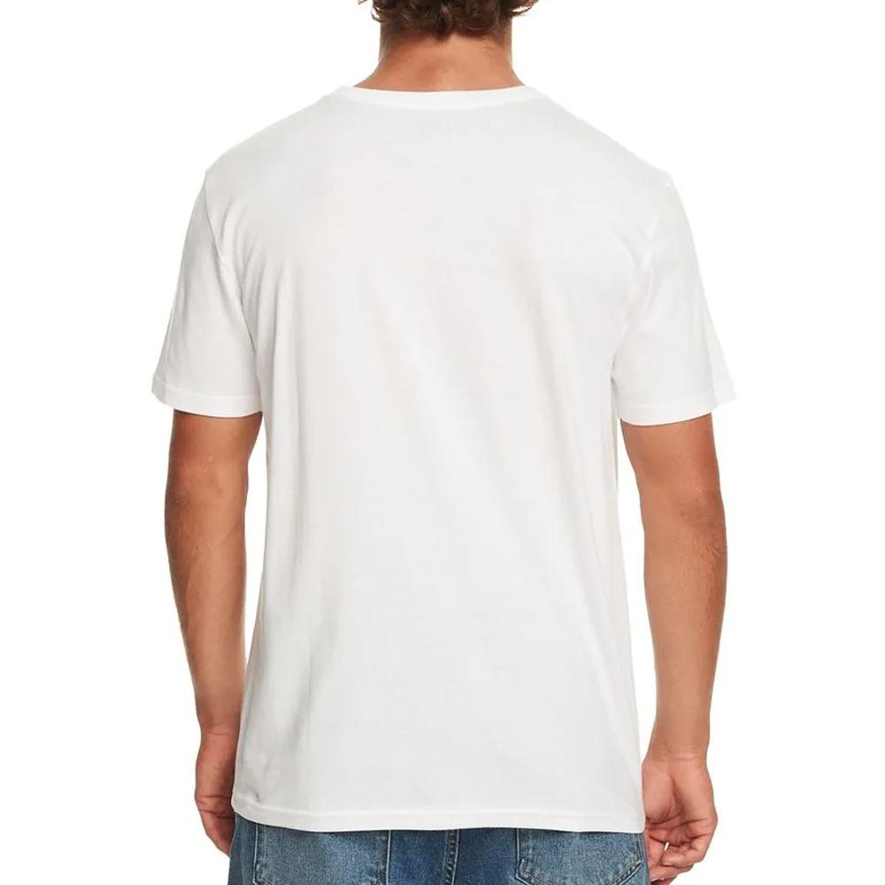 Quiksilver T-shirt Blanc Homme Quiksilver Logo Print