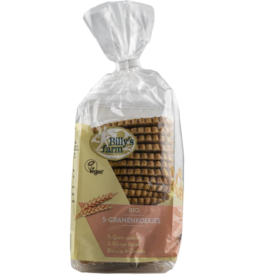 Billy’s Farmgranenkoekjes 5granen bio (175 gr)