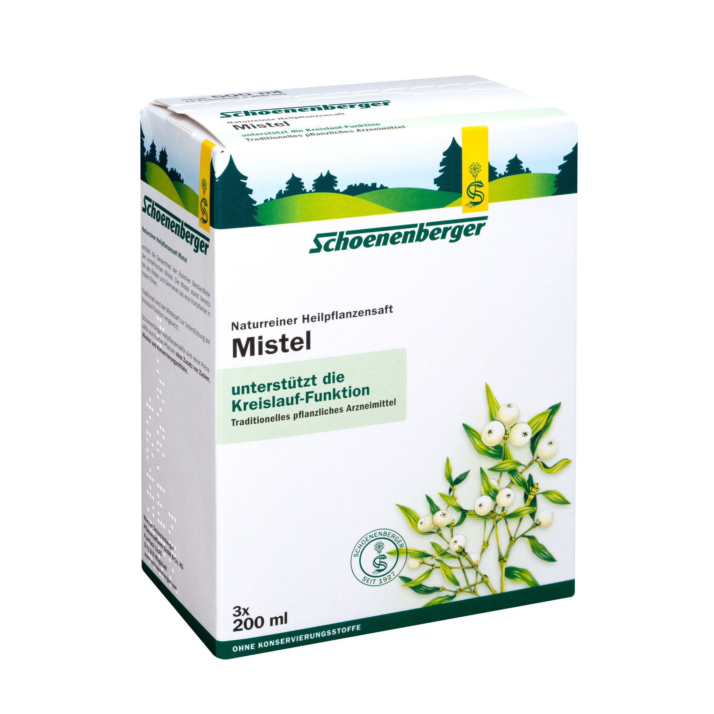 Schoenenberger® naturreiner Heilpflanzensaft Mistel