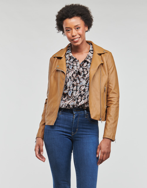 Vila - VICARA COATED JACKET - Marron